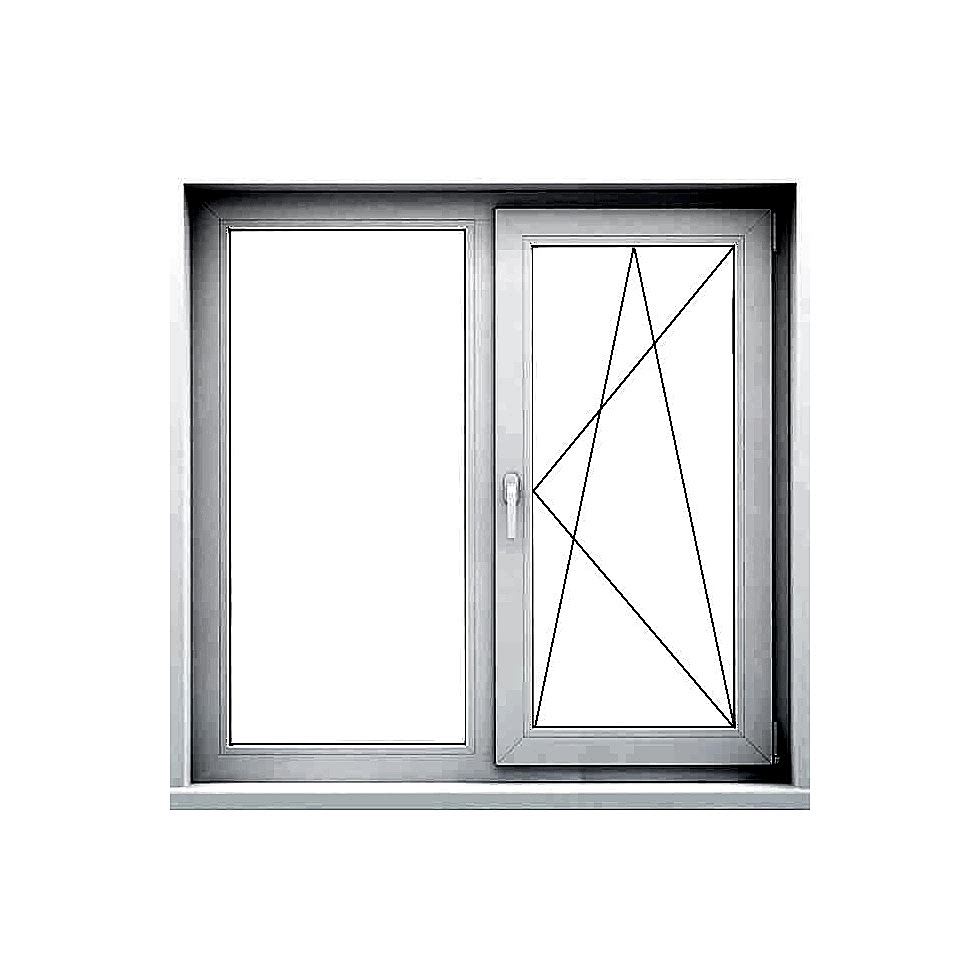 Пластиковое Окно Kaleva DESIGN 1400x1400