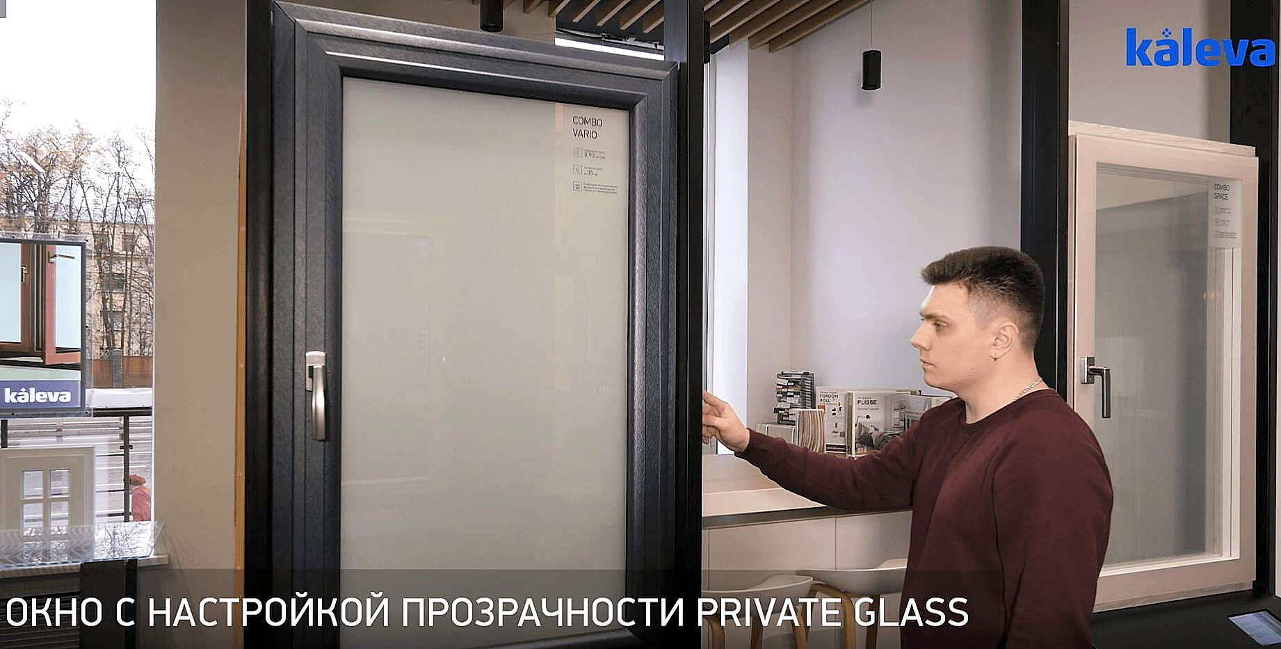 Окно с настройкой прозрачности private glass